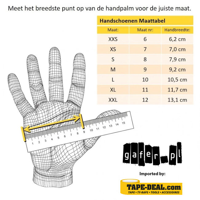 Gafer.pl Grip Gloves Work gloves - XL