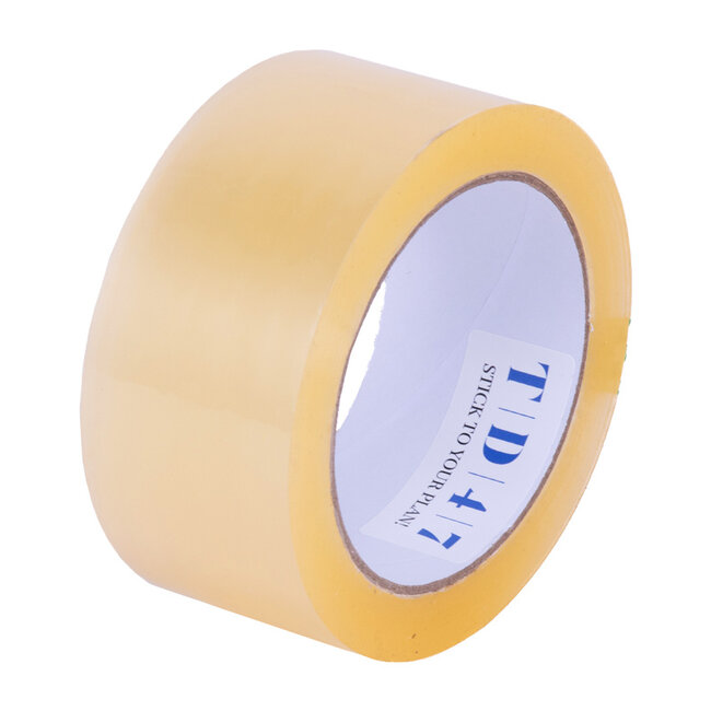 TD47 Verpackungsband PP geräuscharm Premium 48mm x 66m Transparent (Box 36 Rollen)