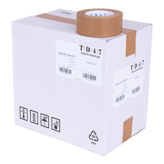 TD47 Products® Papier de ruban d'emballage TD47 50mm x 50m brown (36 rouleaux)