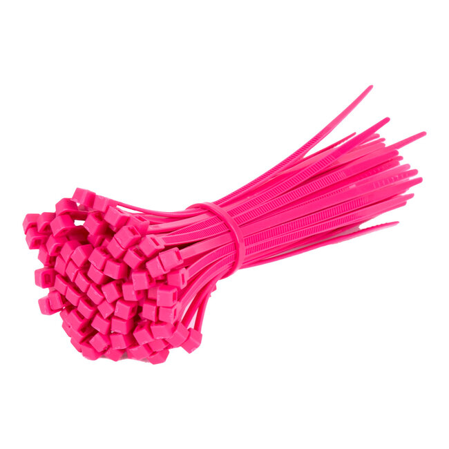 TD47 Cable ties 2.5 x 100 mm Pink