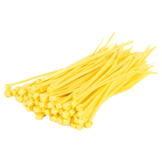 TD47 attaches de câbles 2.5 x 100 mm Jaune