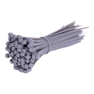 TD47 Products® TD47 attaches de câbles 2.5 x 100 mm Gris