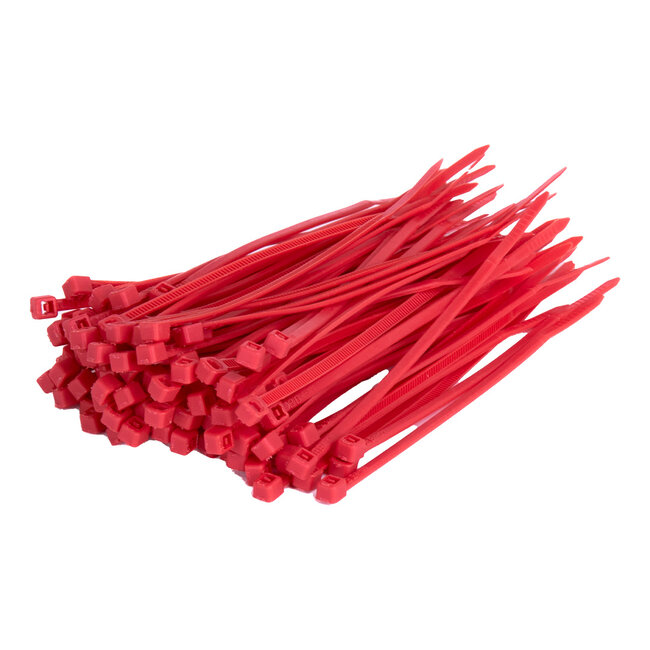 TD47 Kabelbinder 2.5 x 100 mm Rot
