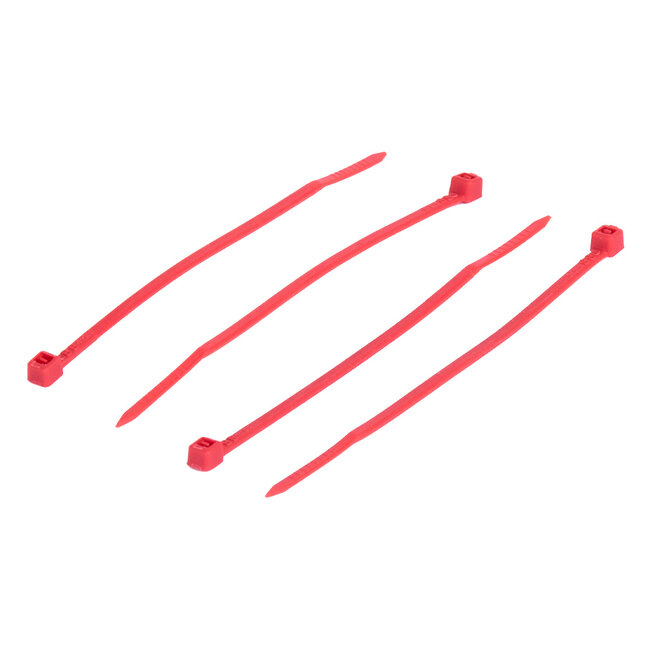 TD47 Kabelbinders 2.5 x 100 mm Rood