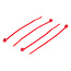TD47 attaches de câbles 2.5 x 100 mm rouge