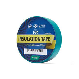 YellowBand® YellowBand Premium PVC Isolatietape 19mm x 20m Groen