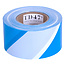 TD47 Afzetlint Blauw/Wit 75mm x 250m