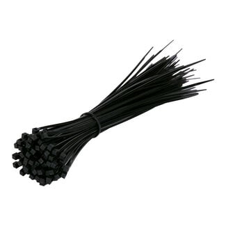 TD47 Products® TD47 attaches de câbles 2.5 x 200 mm Noir