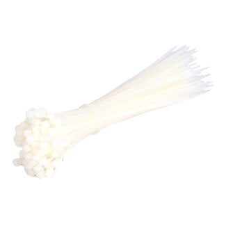 TD47 Products® TD47 attaches de câbles 2.5 x 160 mm Blanc