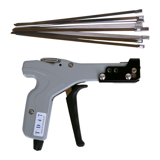 TD47 Cable tie pliers for stainless steel cable ties up to 8 mm