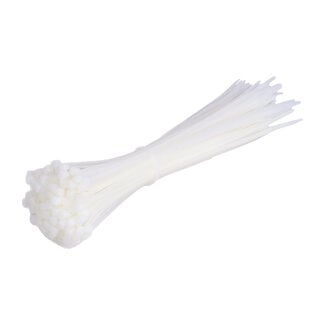 TD47 Products® TD47 attaches de câbles 2.5 x 200 mm Blanc