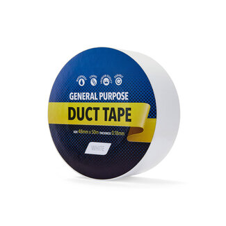 YellowBand® YellowBand Duct Tape 48mm x 50m Wit