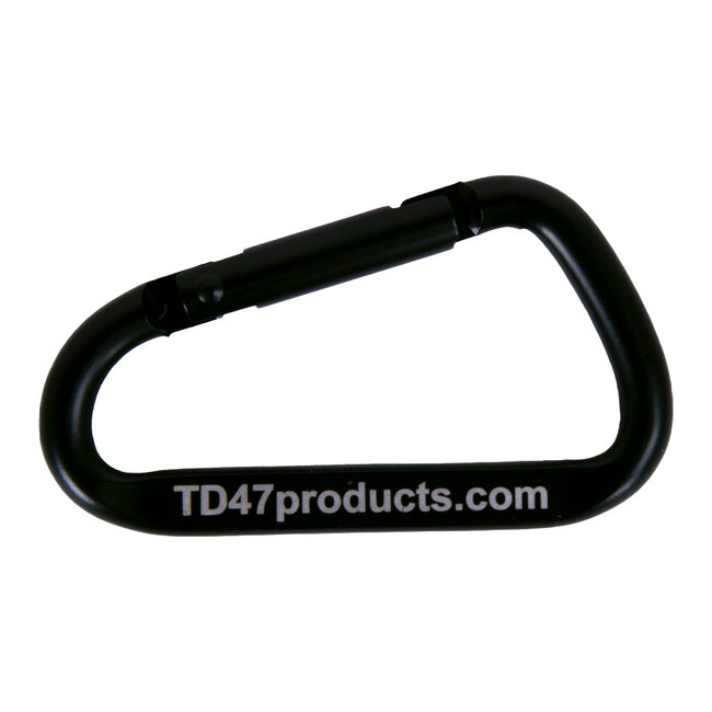 TD47 Cable tie holster with carabiner Black