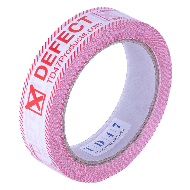TD47 Controle Tape 25mm x 66m Defect (10st.) + Dispenser