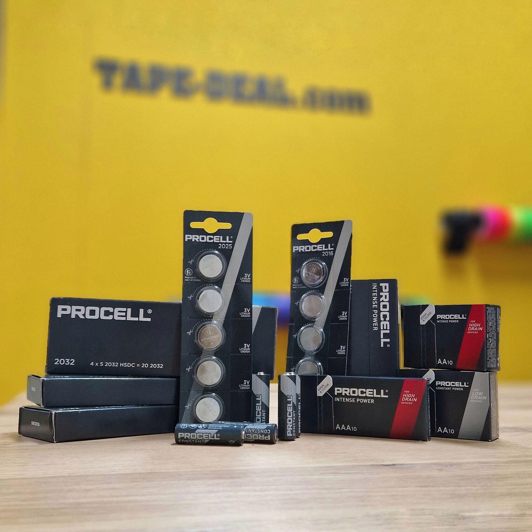 The difference between intense and constant power batteries from Procell?