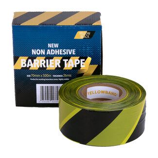 YellowBand® Yellowband barrier tape Yellow/Black 70mm x 500m