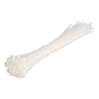 TD47 Products® TD47 attaches de câbles 2.5 x 260 mm Blanc