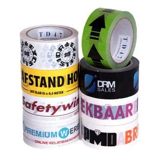 TD47 Products® TD47 Ruban d'emballage imprimé PVC 50 mm x 66 m