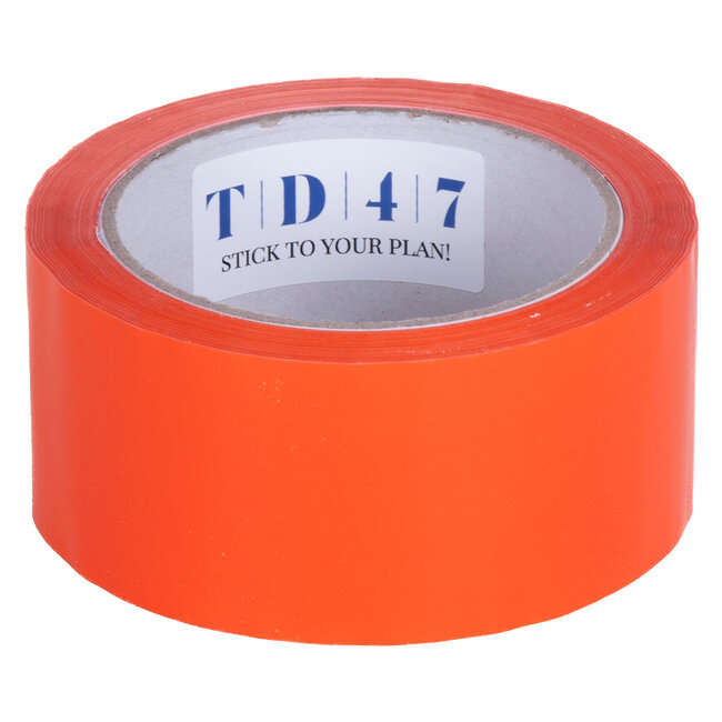 TD47 Ruban d'emballage PP Bason faible 50mm x 66m Orange