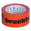 TD47 Verpackungsband Breekbaar / Fragile 50mm x 66m orange