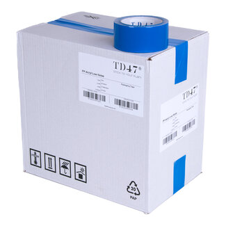 TD47 Products® TD47 Packaging tape PP low noise 50mm x 66m Blue (36 Rolls)