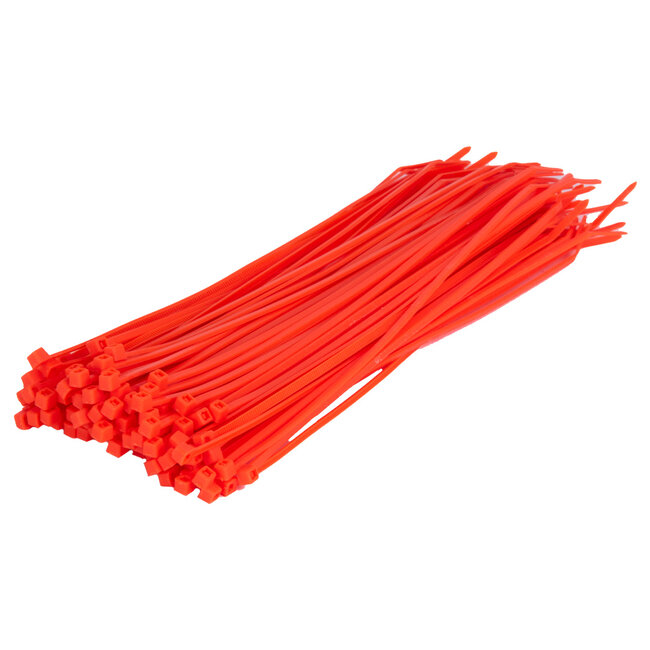 TD47 attaches de câbles 2.5 x 200 mm Orange