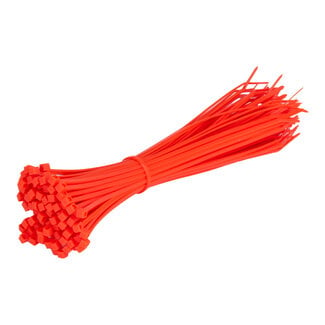 TD47 Products® TD47 attaches de câbles 2.5 x 200 mm Orange