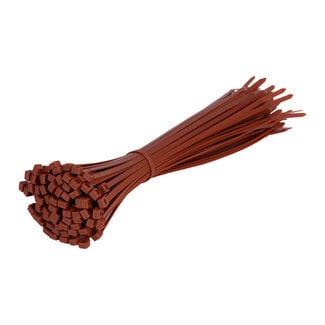 TD47 Products® TD47 attaches de câbles 4.8 x 300mm Marron