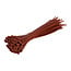 TD47 attaches de câbles 4.8 x 300mm Marron