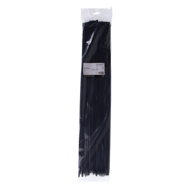 TD47 Cable ties 4.8 x 550 mm Black
