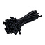 TD47 Reclosable cable ties 7.6 x 250 mm Black
