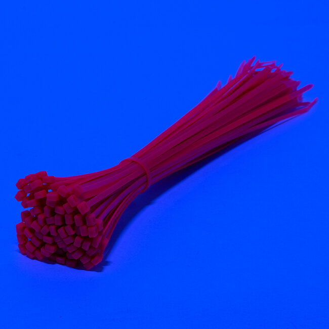 TD47 Attaches de câble 4,8 x 370 mm rose fluo