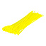 TD47 Attaches de câble 4.8 x 370 mm jaune fluorescent
