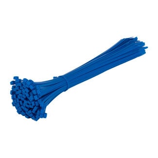 TD47 Products® TD47 Attaches de câble 4.8 x 370 mm bleu fluo