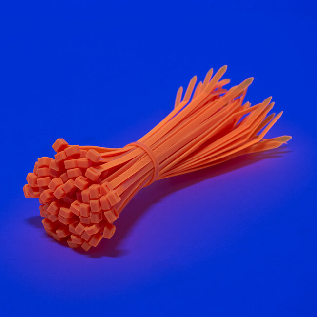 TD47 Cable ties 4.8 x 200 mm Fluorescent Orange
