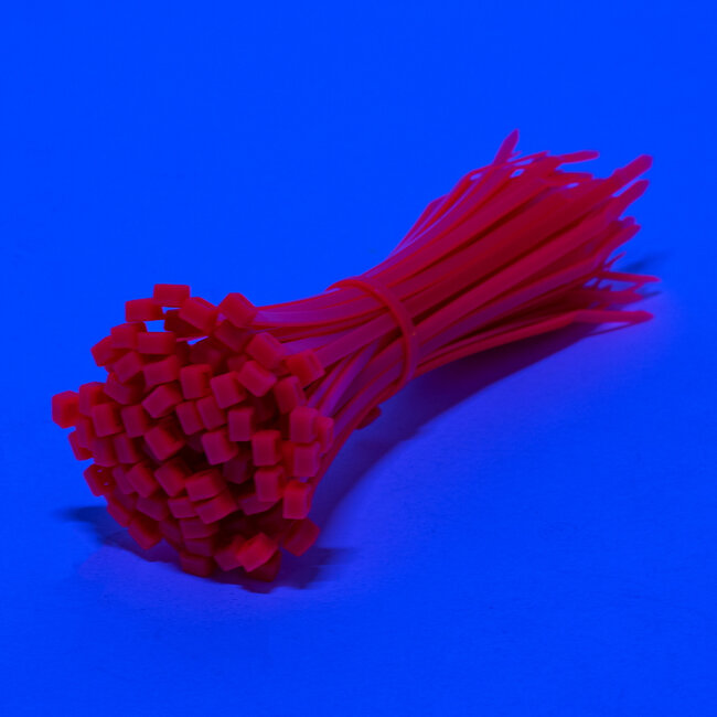 TD47 Attaches de câble 4,8 x 200 mm rose fluo