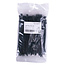 TD47 Reclosable cable ties 4.8 x 160 mm Black