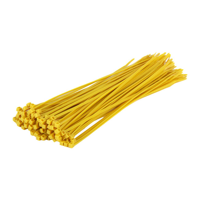 TD47 attaches de câbles 2.5 x 200mm Jaune