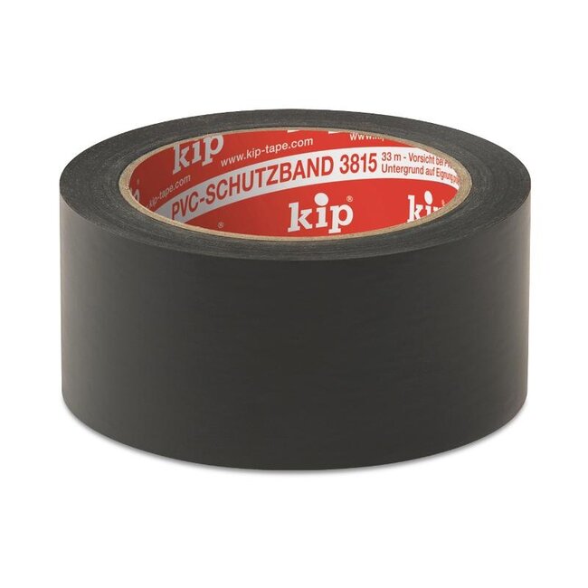 Kip 3815 PVC Dance Floor Tape 50mm x 33m Matt Black (Box 36 Roll)