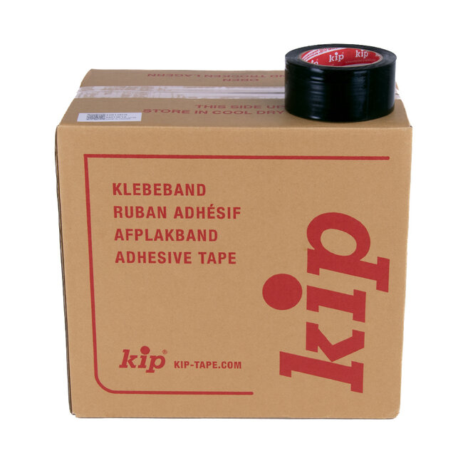 Kip 3815 PVC-Tanzbodenband 50mm x 33m mattschwarz (Box 36 Rolle)