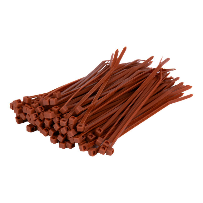 TD47 Cable ties 2.5 x 100 mm Brown