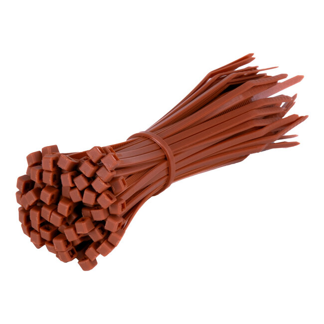TD47 Cable ties 2.5 x 100 mm Brown