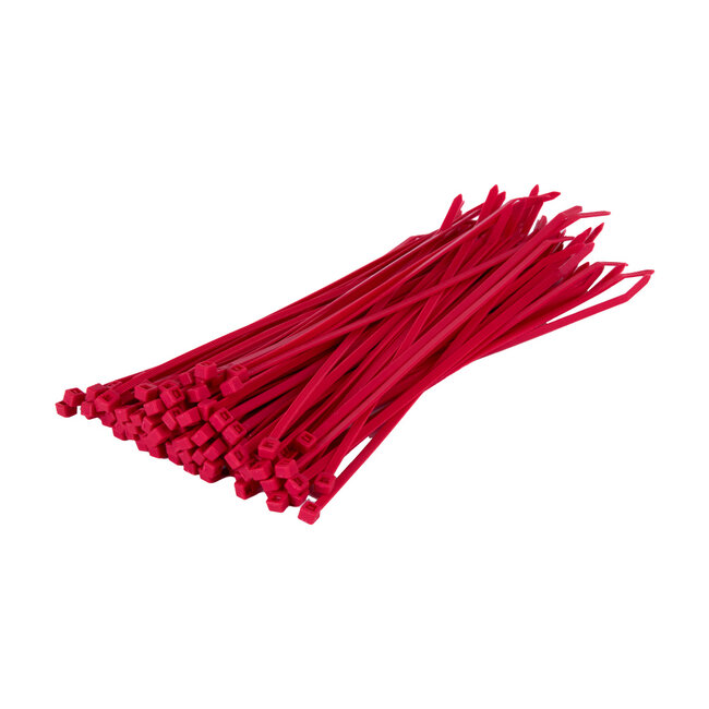TD47 Cable ties 3.6 x 200mm Red