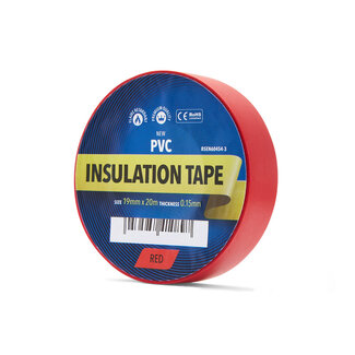 YellowBand® YellowBand Premium PVC Insulating Tape 19mm x 33m Red