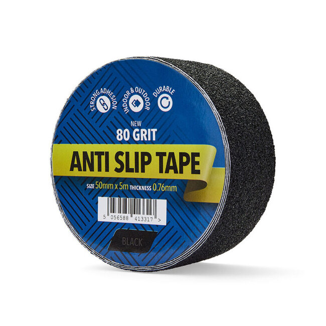 YellowBand Anti-Slip Tape 50mm x 5m Zwart