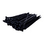 TD47 Reclosable cable ties 7.6 x 200 mm Black