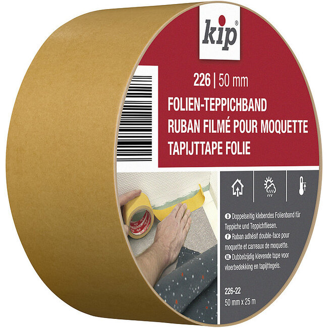 Kip 226 Carpet Tape 50mm x 25m