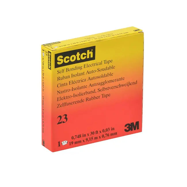 3M Scotch TAPE 23 19mm x 9m Zwart