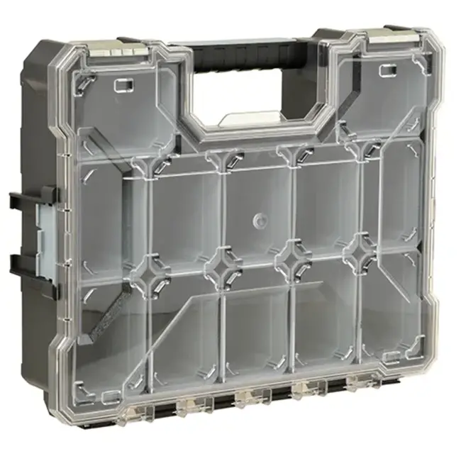 Stockbox Étui en plastique professionnel avec plateaux amovibles - Haut