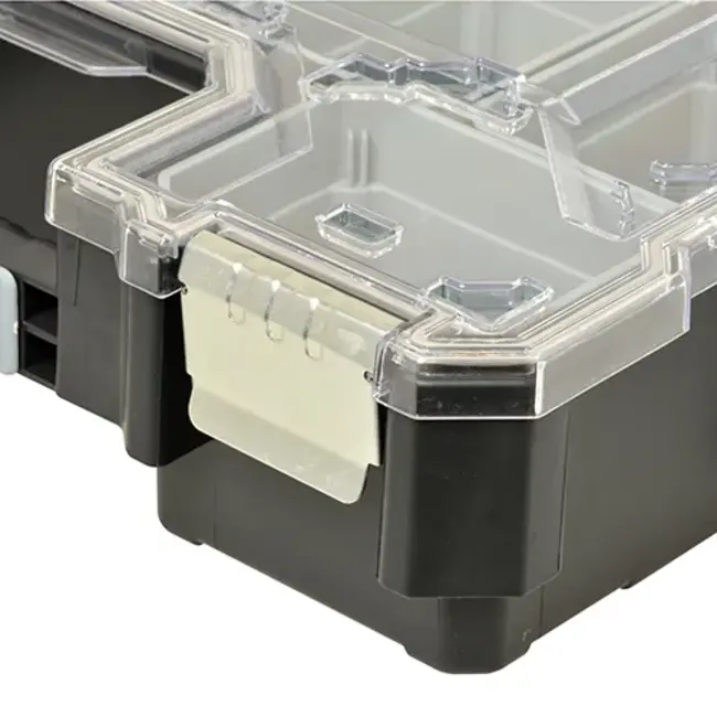 Stockbox Étui en plastique professionnel avec plateaux amovibles - Haut